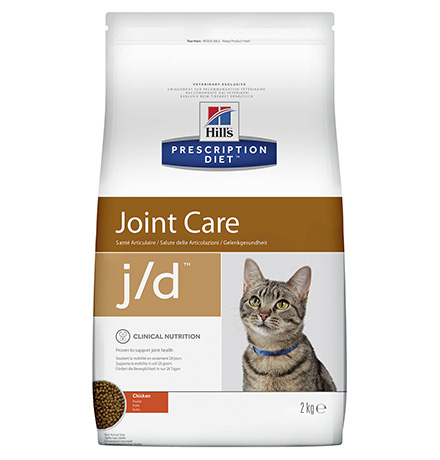 Hills Prescription Diet j\d Feline / Лечебный корм Хиллс для кошек при Заболеваниях Суставов