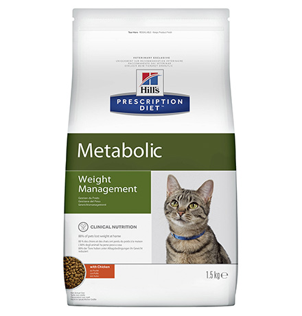 Hills Prescription Diet Metabolic Weight Management / Лечебный корм Хиллс для кошек Коррекция веса Курица