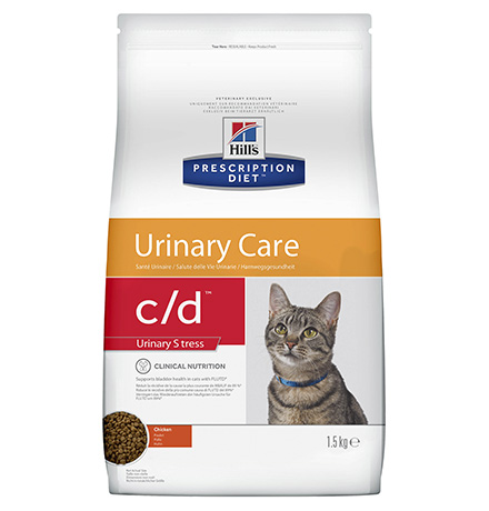 Hills Prescription Diet c\d Stress Urinary Care / Лечебный корм Хиллс для кошек при Цистите Курица 