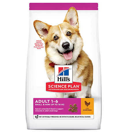 

Hills Science Plan Small & Mini Adult Chicken / Сухой корм Хиллс для взрослых собак Мелких пород Курица, Hills Science Plan Small & Mini Adult Chicken