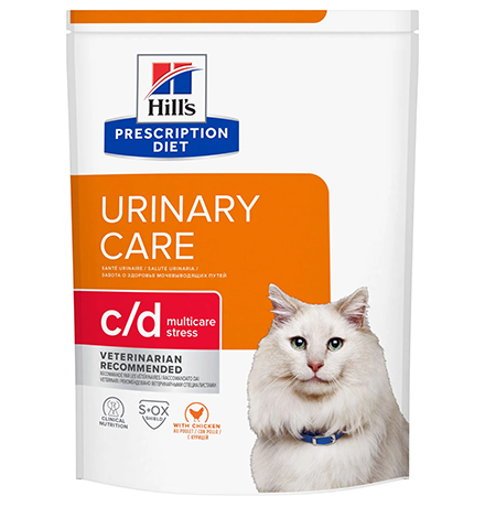Hills Prescription Diet c\d Urinary Care Multicare Stress / Лечебный корм Хиллс для кошек при Стрессе Курица 
