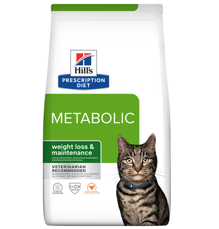 Купить Hills Prescription Diet Metabolic Weight loss & maintenance / Лечебный корм Хиллс для кошек Коррекция веса Курица за 2410.00 ₽