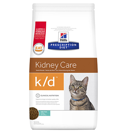 Hills Prescription Diet k\d Kidney Care / Лечебный корм Хиллс для кошек при Заболеваниях Почек МКБ Тунец 