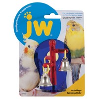 JW Sprinning Bells / Игрушка для птиц Крутящиеся колокольчики пластик 