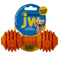 JW Chompion / Игрушка для собак Гантель с Шипами каучук 