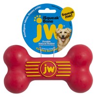 

JW iSqueak Bone / Игрушка для собак Косточка с Пищалкой каучук, JW iSqueak Bone