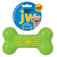 JW iSqueak Bone / Игрушка для собак Косточка с Пищалкой каучук 