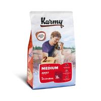 

Karmy Medium Adult / Сухой корм Карми для взрослых собак Средних пород Телятина, Karmy Medium Adult