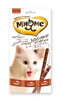 Мнямс Лакомство для кошек Лакомые палочки 13,5 см Говядина и Печень 