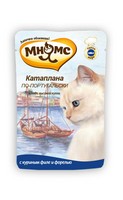 

Мнямс Влажный корм Паучи для кошек Катаплана по-Португальски Форель (цена за упаковку)