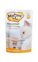 

Мнямс Влажный корм Паучи для кошек Каччиаторе по-Неаполитански Курица с томатами (цена за упаковку)