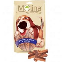 

Molina / Лакомство Молина для собак Стейк из ягненка и курицы, Molina