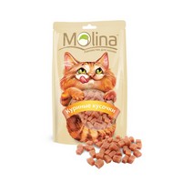 

Molina / Лакомство Молина для кошек Куриные кусочки, Molina