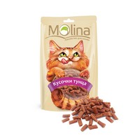 

Molina / Лакомство Молина для кошек Кусочки тунца, Molina