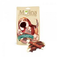 

Molina / Лакомство Молина для собак Утиные рулетики с треской, Molina