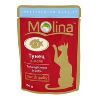 

Molina / Паучи Молина для кошек Тунец в желе (цена за упаковку), Molina