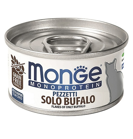 

Monge Cat Monoprotein / Консервы Монж Монопротеиновые для кошек Хлопья Буйвола (цена за упаковку), Monge Cat Monoprotein