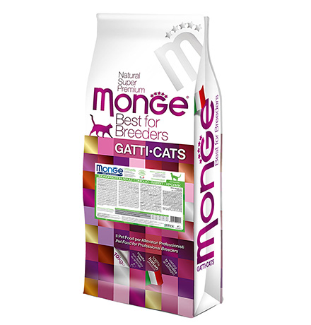 Купить Monge Cat Adult Monoprotein / Сухой корм Монж Монопротеиновый для взрослых кошек Кролик за 7629.00 ₽