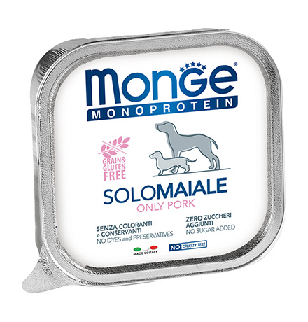 

Monge Dog Monoprotein Solo Pork / Влажный корм Паштет Монж Монопротеиновый для взрослых собак Свинина (цена за упаковку), Monge Dog Monoprotein Solo Pork