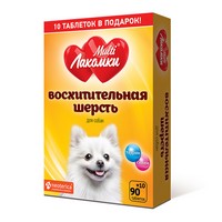 Купить Multi Лакомки / Витаминное лакомство Мульти Лакомки для собак Восхитительная шерсть за 120.00 ₽