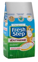 Fresh Step Extreme / Наполнитель для кошачьего туалета Фреш Степ Впитывающий тройной контроль запаха 