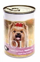 NERO GOLD Turkey and Duck / Консервы Неро Голд для собак Индейка и утка (цена за упаковку) 