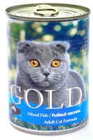 Купить NERO GOLD Mixed Fish / Консервы Неро Голд для кошек Рыбный коктейль (цена за упаковку) за 2320.00 ₽