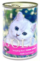 

NERO GOLD Tempting Beef / Консервы Неро Голд для кошек Сочная говядина (цена за упаковку), NERO GOLD Tempting Beef