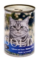 NERO GOLD Salmon and Tuna / Консервы Неро Голд для кошек Лосось и тунец (цена за упаковку) 