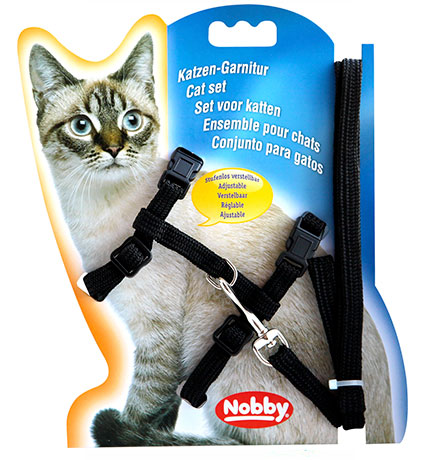 

Nobby / Набор Шлейка с Поводком для кошек Nobby Нейлон, Nobby