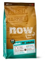 NOW Natural holistic Fresh Adult Large Breed Recipe Grain Free 27/13 / Сухой корм Нау Фреш Беззерновой для взрослых собак Крупных пород Индейка Утка Овощи