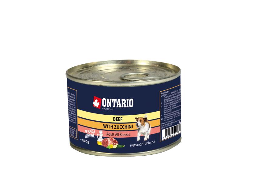 

Ontario Mini Beef Zuchini Dandelion Linseed oil / Консервы Онтарио для собак Говядина и цуккини (цена за упаковку), Ontario Mini Beef Zuchini Dandelion Linseed oil