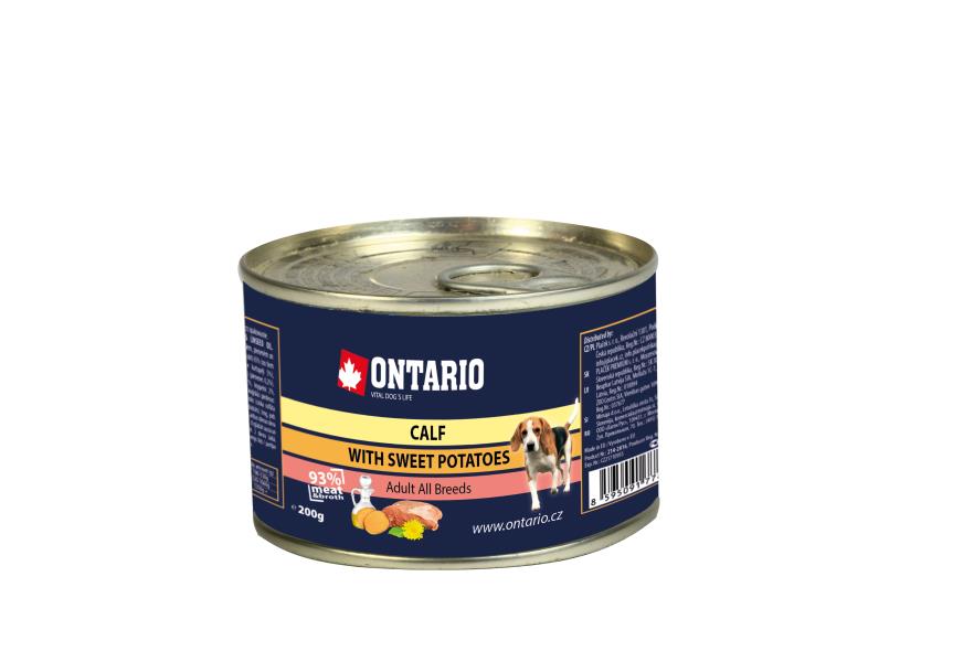 

Ontario Mini Calf Sweetppotato Dandelion Linseed oil / Консервы Онтарио для собак Телятина и батат (цена за упаковку), Ontario Mini Calf Sweetppotato Dandelion Linseed oil