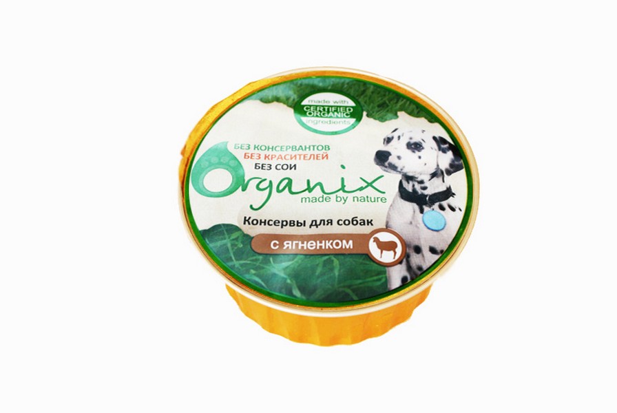 Купить Organix Консервы для собак с Ягненком (цена за упаковку) за 910.00 ₽