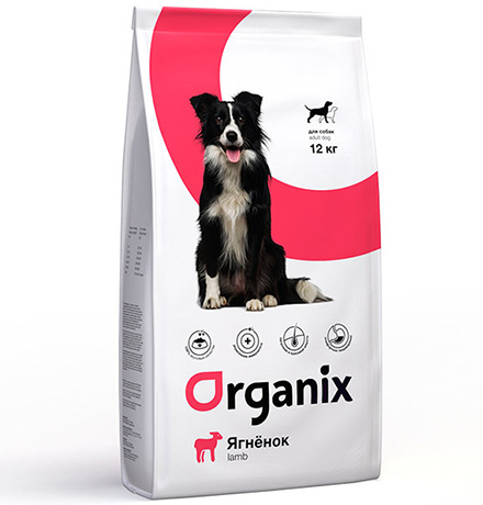 Купить Organix Adult Dog Lamb / Сухой корм Органикс для взрослых собак с Чувствительным пищеварением Ягненок за 4070.00 ₽