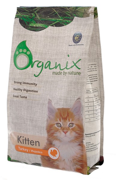 

Organix Kitten Turkey / Сухой корм Органикс для Котят Индейка, Organix Kitten Turkey