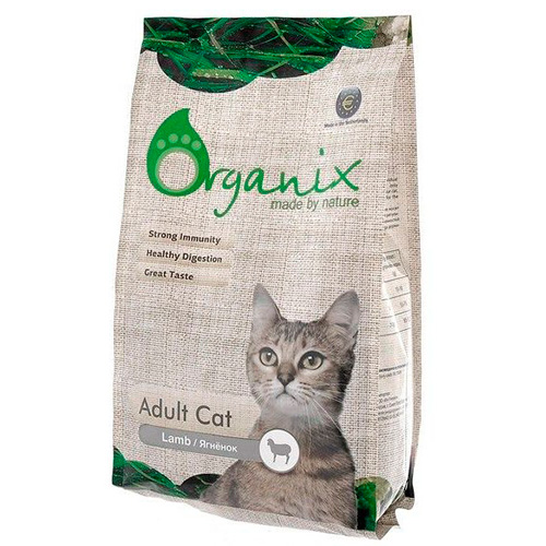 

Organix Adult Cat Lamb / Сухой корм Органикс для кошек Гипоаллергенный Ягненок, Organix Adult Cat Lamb