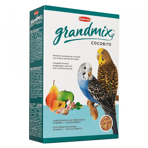 Padovan Grandmix Cocorite / Корм Падован для Волнистых попугаев Комплексный Основной