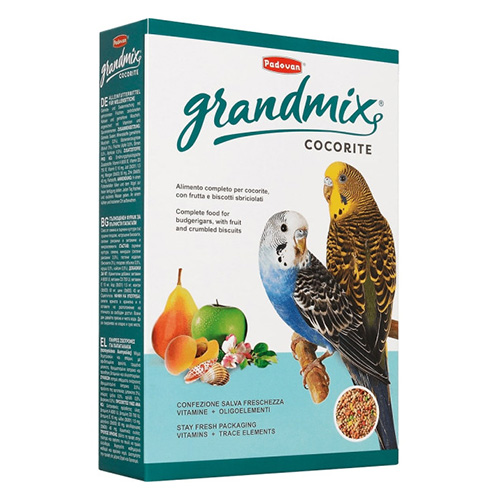 Padovan Grandmix Cocorite / Корм Падован для Волнистых попугаев Комплексный Основной