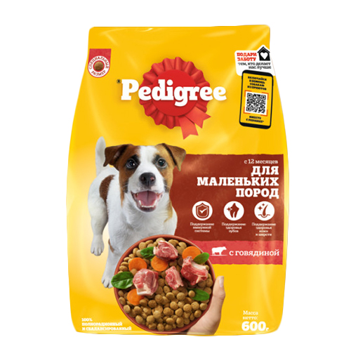 Pedigree / Сухой корм Педигри для собак Маленьких пород Говядина