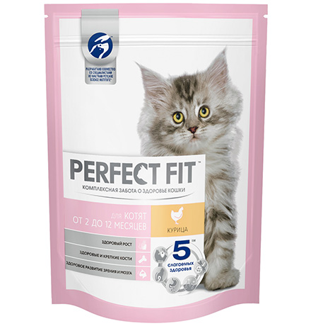 Купить Perfect Fit / Сухой корм Перфект Фит для котят Курица за 120.00 ₽