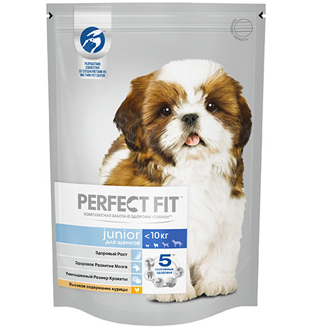 Perfect Fit Dog Junior / Сухой корм Перфект Фит для Щенков Мелких и Миниатюрных пород Курица