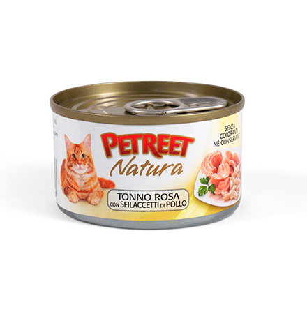 

Petreet / Консервы Петрит для кошек Куриная грудка с Тунцом (цена за упаковку), Petreet