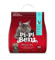 Pi-Pi-Bent / Наполнитель для кошачьего туалета ПиПиБент Морской бриз Комкующийся 
