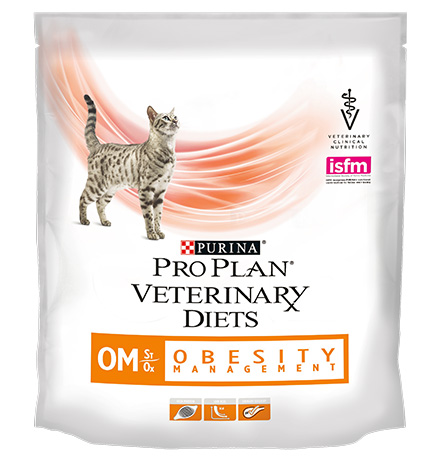 Purina Pro Plan Veterinary Diets OM Obesity Management / Сухой корм Пурина Про План Ветеринарная диета для взрослых кошек для снижения избыточной массы тела 