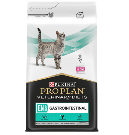 PRO PLAN VETERINARY DIETS EN STOX GASTROINTESTINAL Сухой корм ПРО ПЛАН Ветеринарная диета для котят и взрослых кошек для снижения проявлений кишечных расстройств 2180₽
