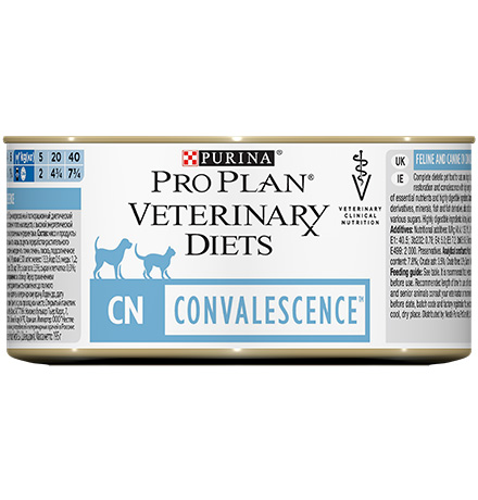 

Purina Pro Plan Veterinary Diets CN Convalescence / Лечебные консервы Пурина Про План Ветеринарная Диета для кошек и собак Конвалесенс Послеоперационное восстановление Анорексия (цена за упаковку), Purina Pro Plan Veterinary Diets CN Convalescence