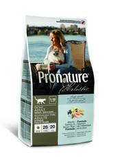 Pronature Holistic / Сухой корм Пронатюр Холистик для кошек для кожи и шерсти Лосось с рисом 