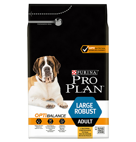 Purina Pro Plan Large Robust Adult / Сухой корм Пурина Про План для взрослых собак крупных пород с мощным телосложением с курицей 