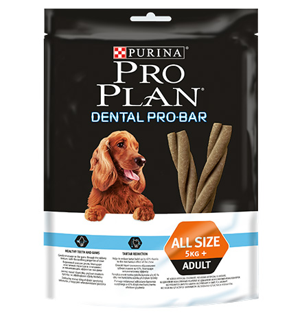 

Purina Pro Plan Dental Pro Bar / Лакомство Пурина Про План Дентал Про Бар снеки для поддержания здоровья полости рта, Purina Pro Plan Dental Pro Bar